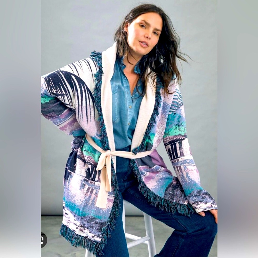 ***Anthropologie Aldo Martins Moira Fringed Cardigan.